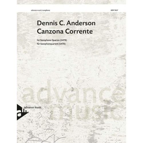 Dennis C. Anderson Canzona Corrente